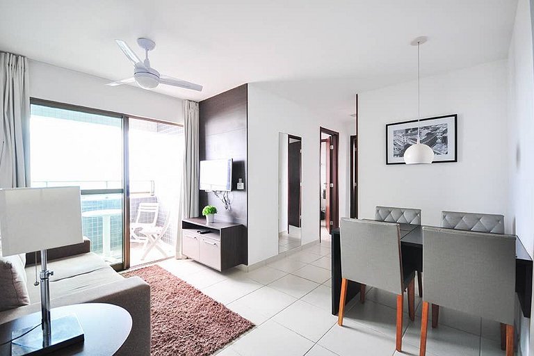 Beach Class Conselheiro - Luxury flat on the 24th floor in B