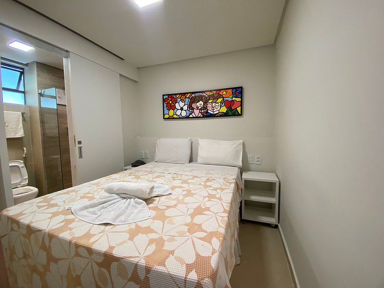 Beach Class Muro Alto - Flat with 2 Suites (up to 6 people)