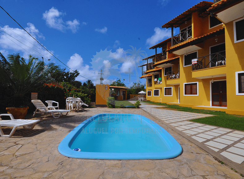 Casa de 3 dormitorios con vista al mar en Merepe Residence (