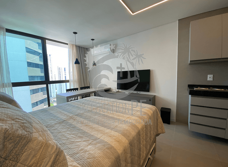 Complete flat on Rooftop 470 - Boa Viagem - 1407