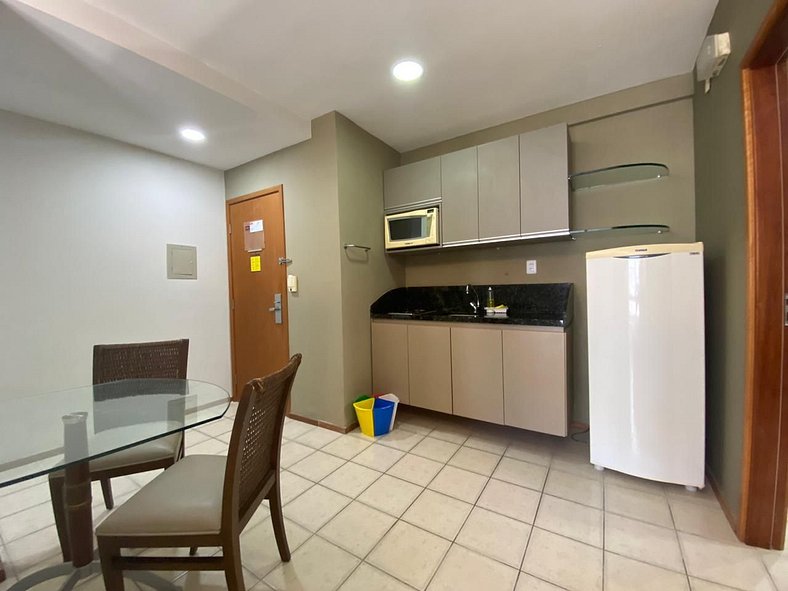 Excelente Flat com dois quartos no condomínio Metropolis - I