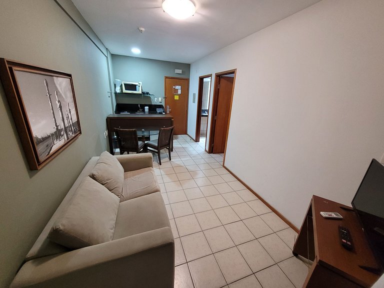 Excelente Flat no condomínio Metropolis - Ilha do Leite