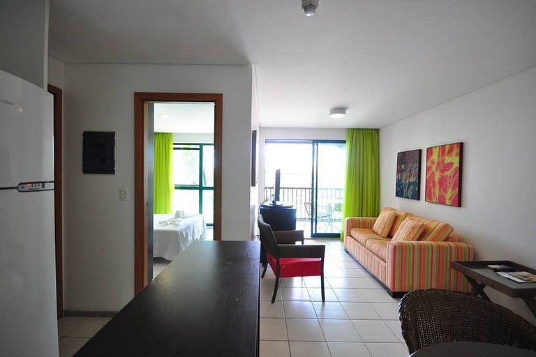 Excelente flat no Marulhos Resort - Muro Alto - Porto de Gal