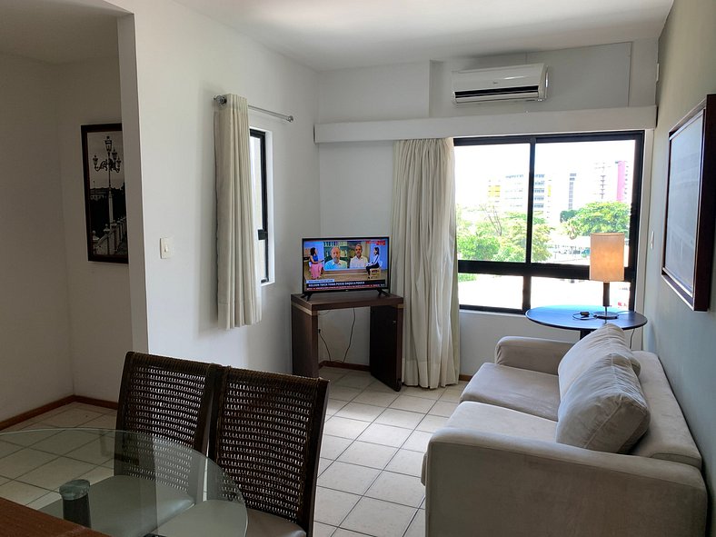 Excellent Flat in cond. Metrópolis - Ilha do Leite