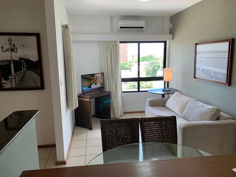 Excellent Flat in cond. Metrópolis - Ilha do Leite