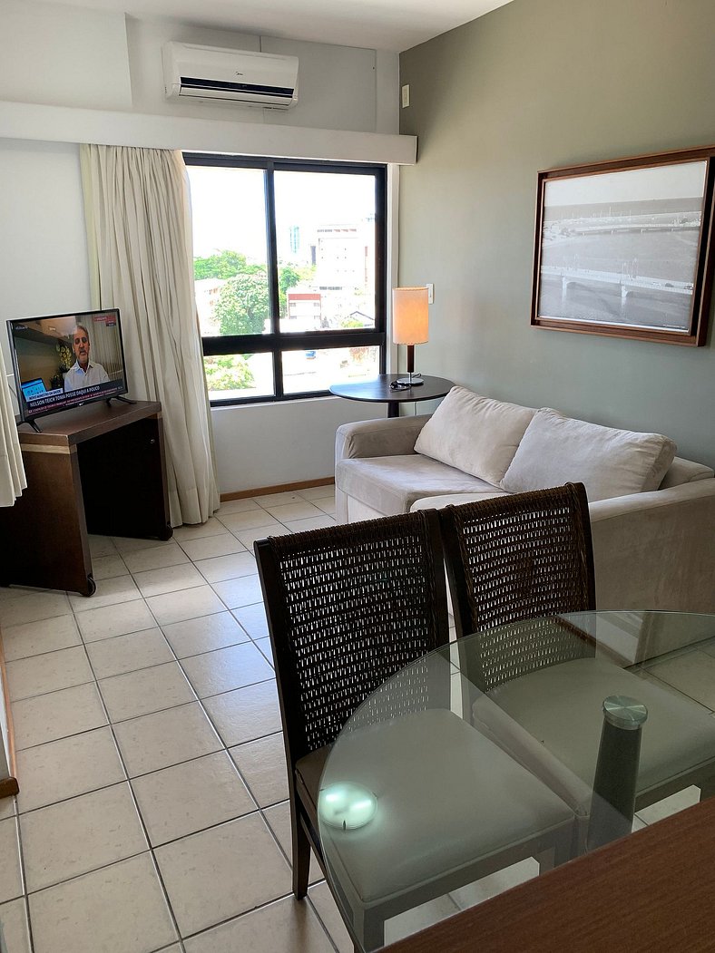 Excellent Flat in cond. Metrópolis - Ilha do Leite