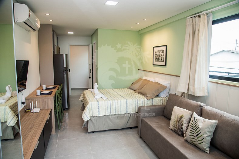 Fabuloso apartamento de 1 dormitorio con balcón - Villa del