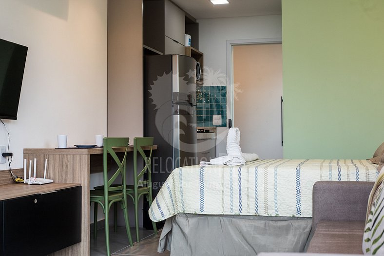 Fabuloso apartamento de 1 dormitorio con balcón - Villa del