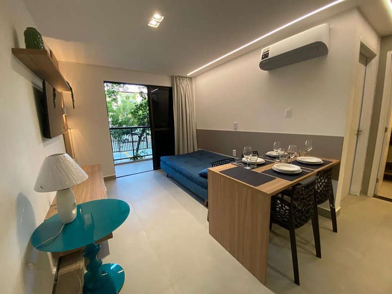 Flat at Beijupirá Exclusive in Porto de Galinhas (up to 5 pe