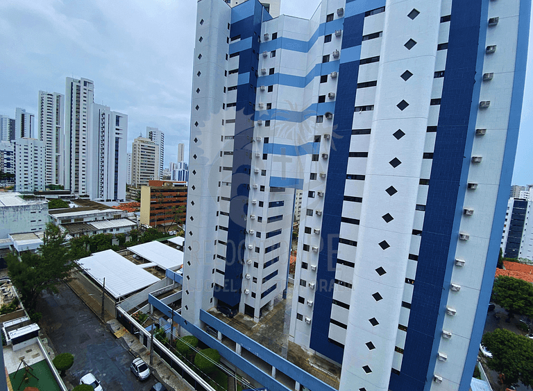 Flat completo no Rooftop 470 - Boa Viagem - 1407