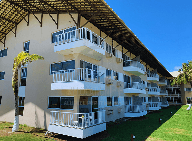 Flat with sea view at Marupiara Suítes - 117 - Muro Alto