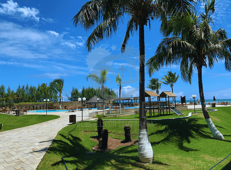 Flat with sea view at Marupiara Suítes - 120 - Muro Alto