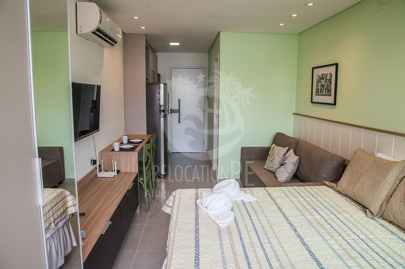 Increíble apartamento de 1 dormitorio con balcón - Villa del